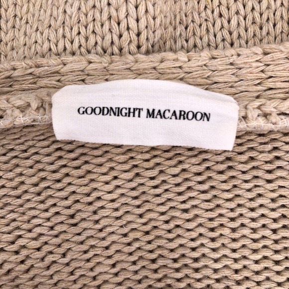 Goodnight Macaroon Womens Estrella Sweater Knit Long Cardigan Open Front - Picture 7 of 11